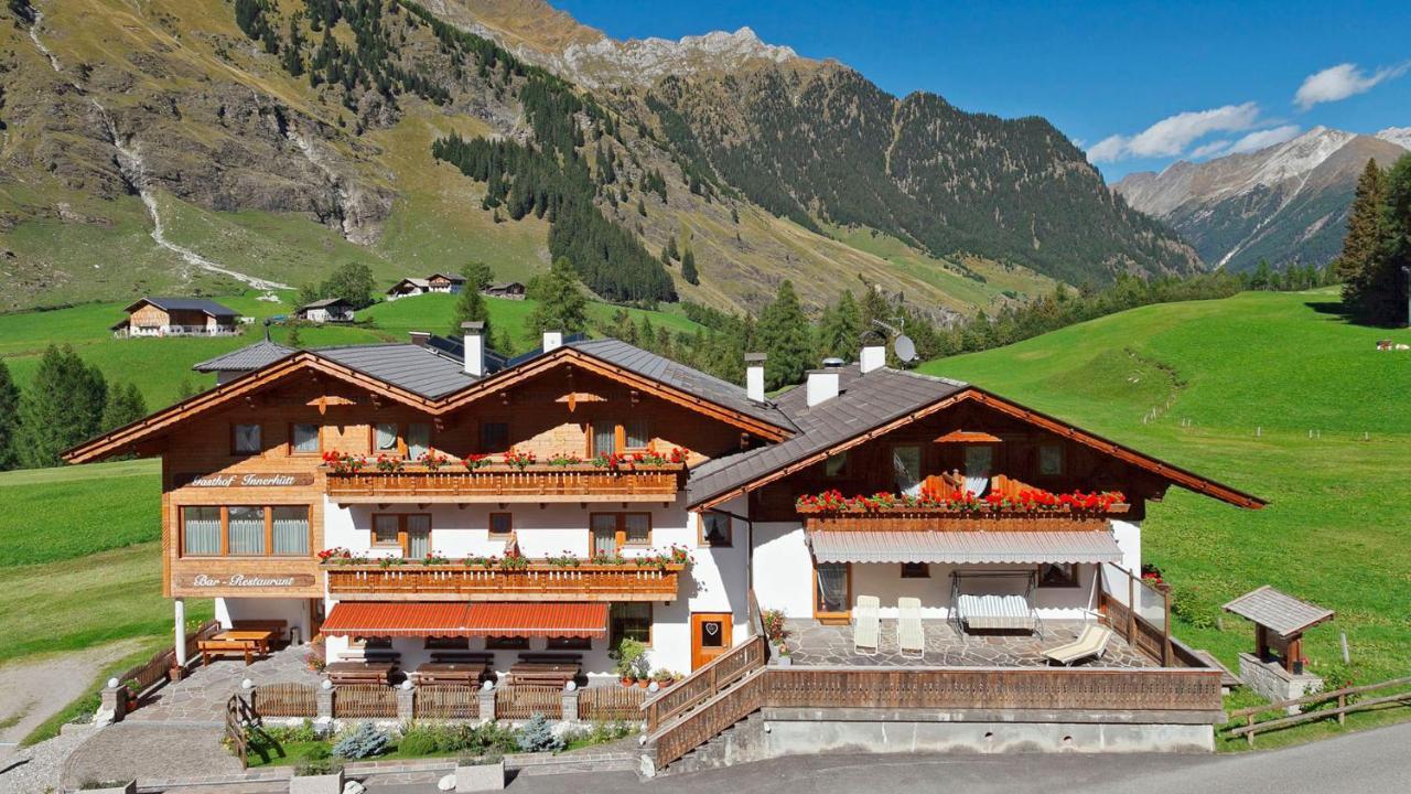 Gasthof Pension Innerhutt Pfelders Exterior foto